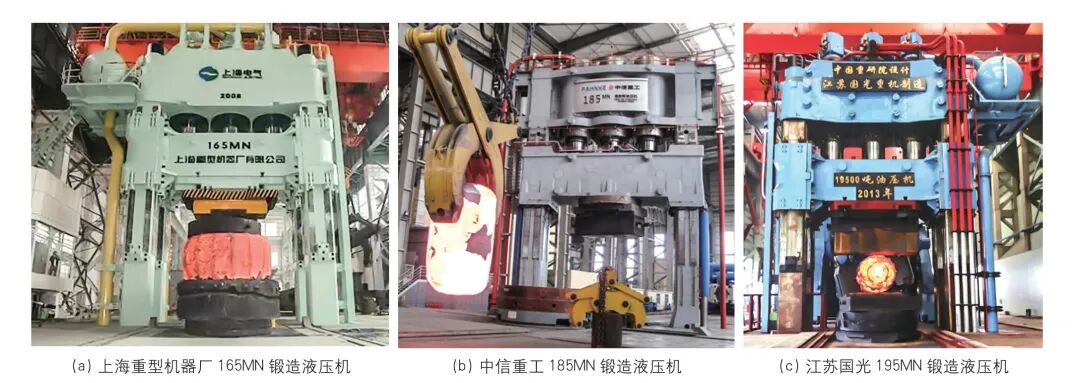 万吨级锻造液压机工艺体系的建立的图1