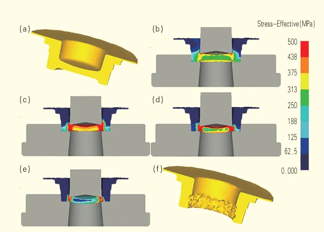 汽车变速箱间隔衬套精密锻造模具设计及坯料尺寸优化的图7