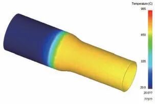 大直径薄壁钢管缩径成形工艺研究的图11