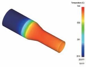 大直径薄壁钢管缩径成形工艺研究的图13