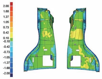 前副车架上部主体件回弹消除方法研究的图3