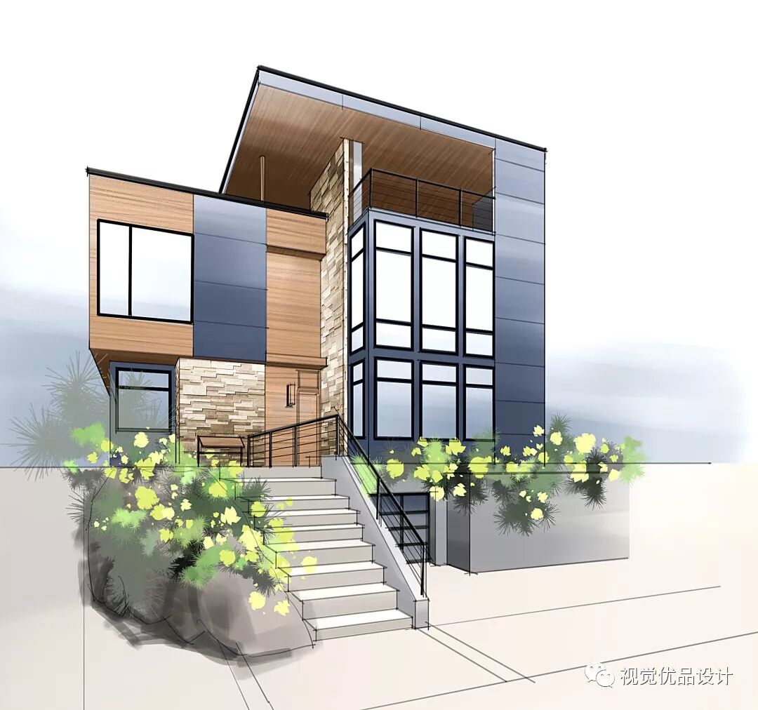 ps画斜线 居家学设计 | SKB+PS 电脑手绘公开课