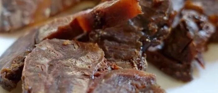 全是地道的北京清真酱牛肉，不长胖