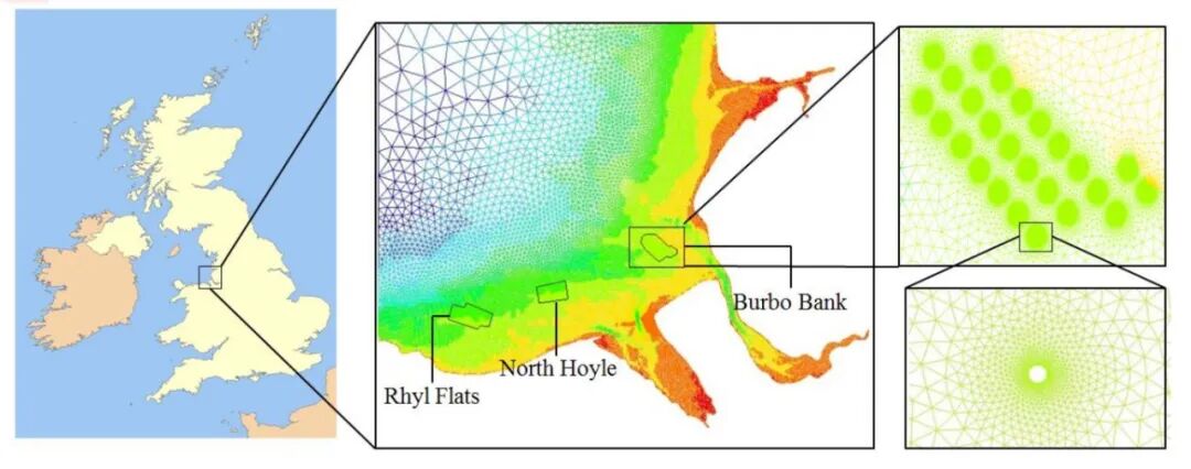 【环境仿真专题第一讲】使用TELEMAC-MASCARET研究海上风电场的三维海底地形形态变化的图5
