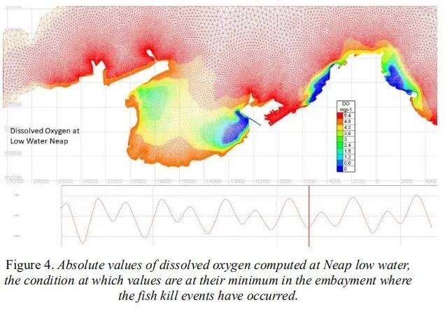 【环境仿真专题最后一讲】使用TELEMAC-MASCARET研究英国科威特西部海湾鱼类死亡事件的潜在驱动因素的图6
