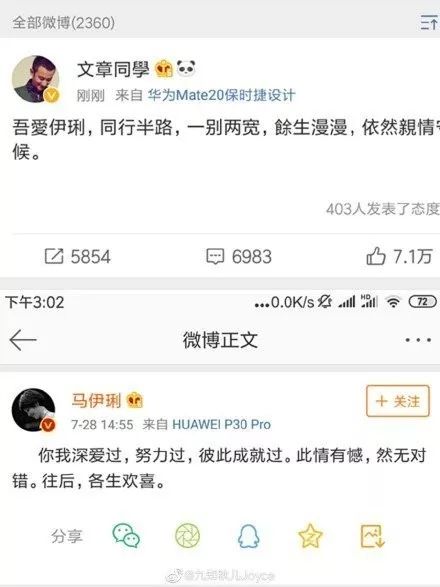 馬伊琍文章離婚：再見，這個婚姻我不想珍惜了！ 情感 第2張