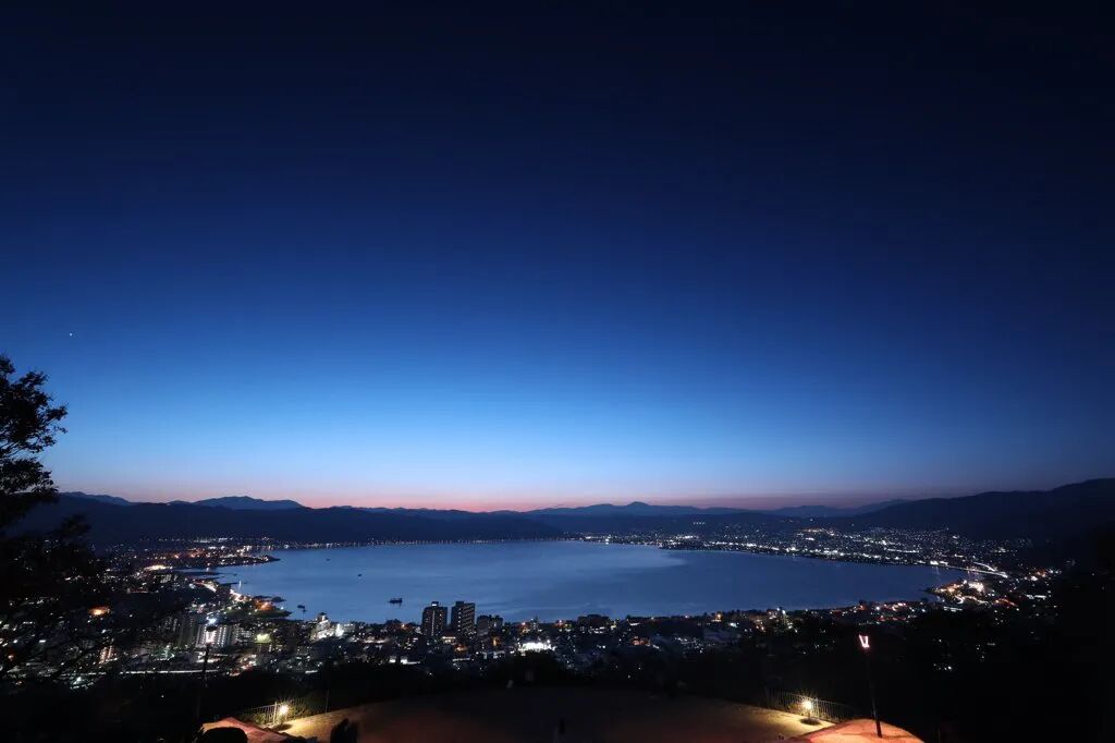 海参 日本一日一景 诹访湖 重逢于黄昏之时 全网搜