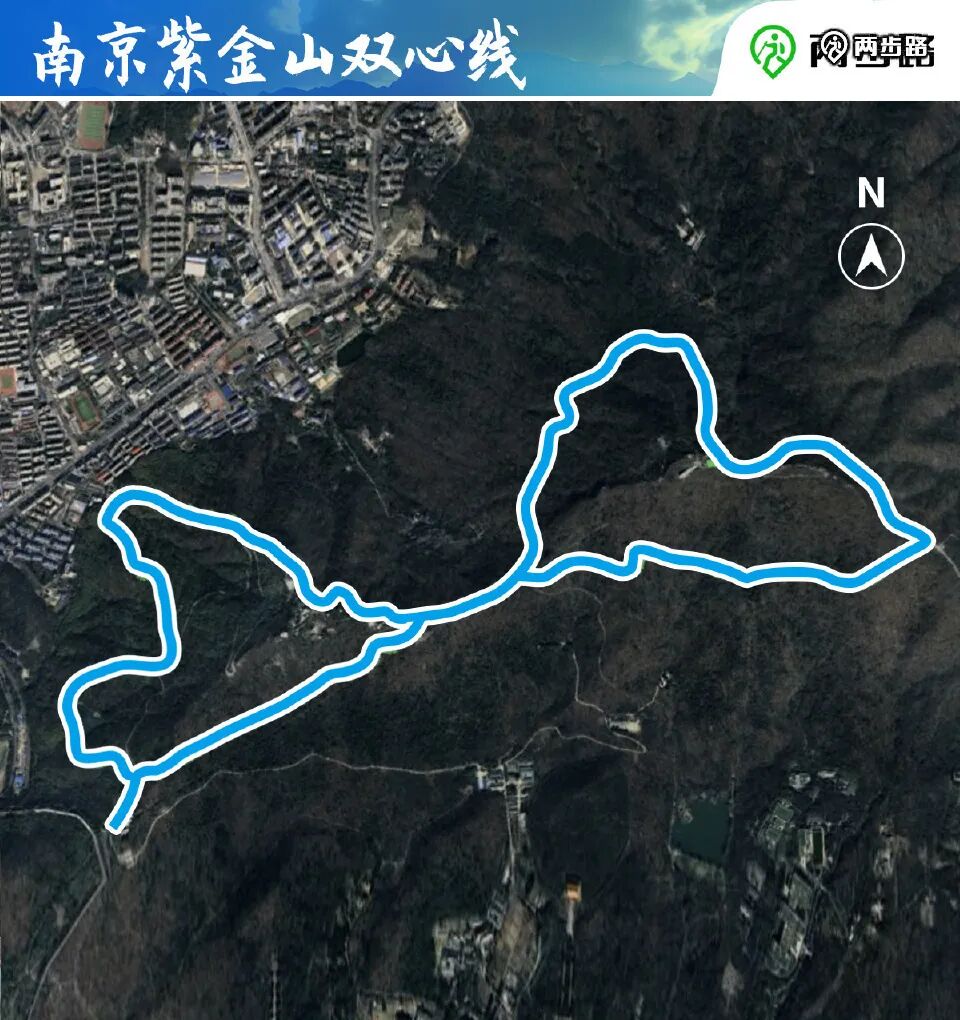 南京紫金山双心线