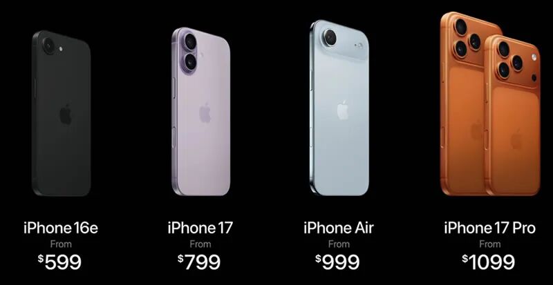 国行iPhone17阉割大全！这几点阉的刀刀见血！ 互联网坊间八卦 苹果 微新闻 第6张