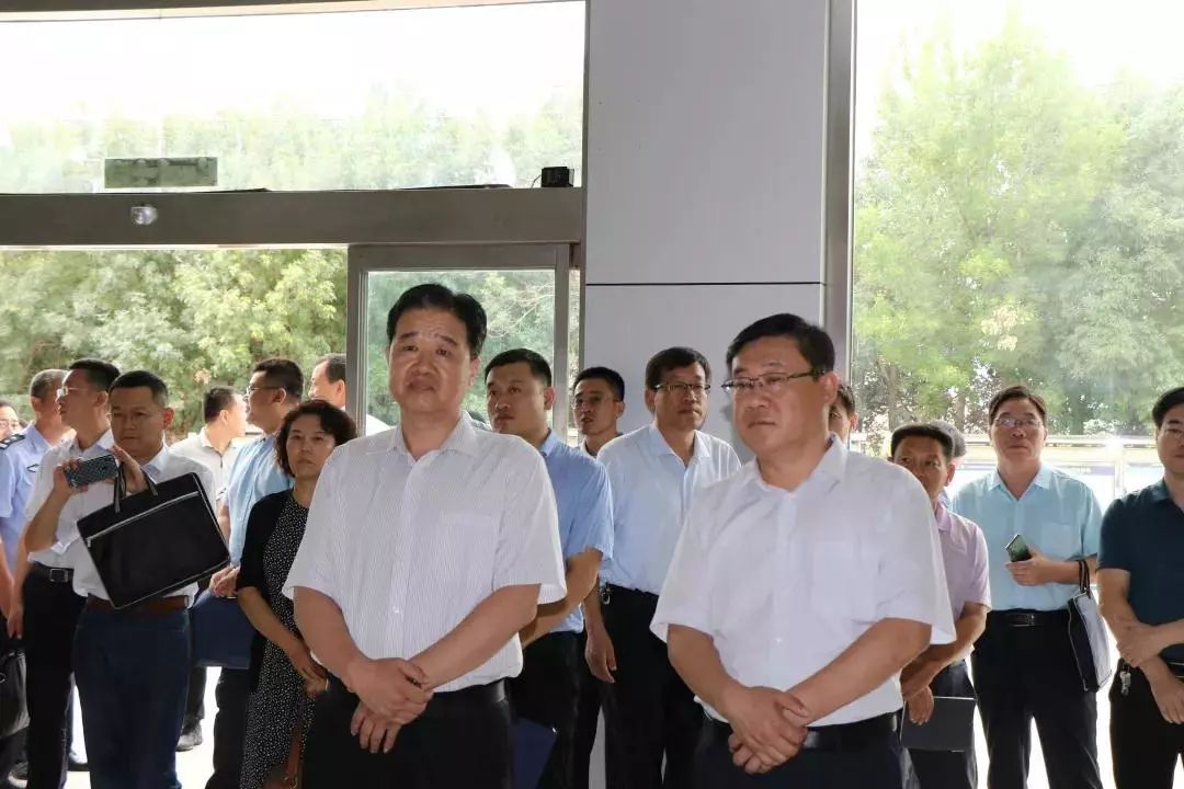 垦利区事故处理中心领导