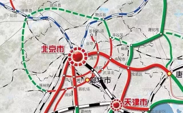 【帮你划重点】京津冀城际铁路网规划你看懂了吗?宝坻和武清的点开看!
