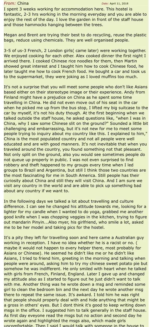 “这种隐形歧视最憋屈！”中国打工度假者激辩澳洲换宿老板，线上线下唇枪舌战！（图） - 7