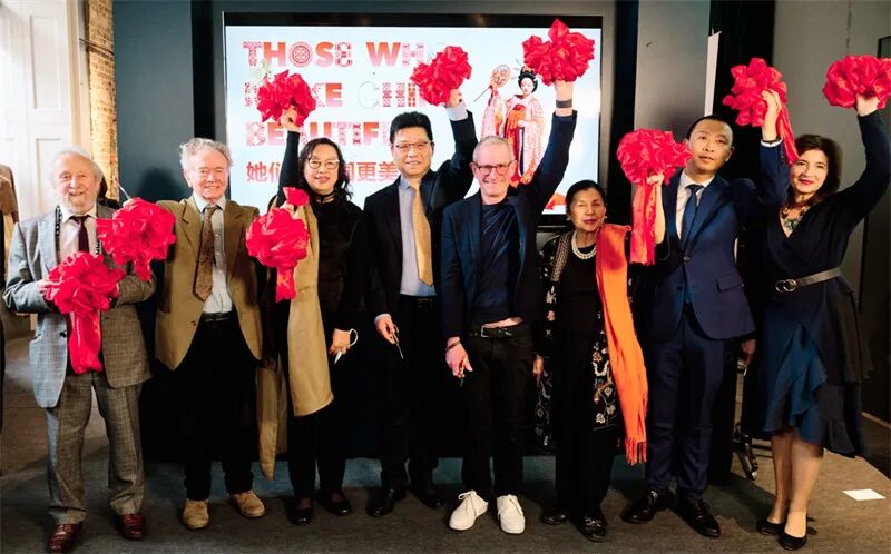 2026伦敦工艺周中国馆开幕式现场。杨浩鹏摄