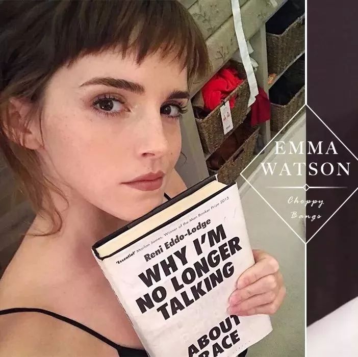 如俏皮精灵般的好感气质:大胆尝试 Emma Watson 带起的眉上浏海时尚