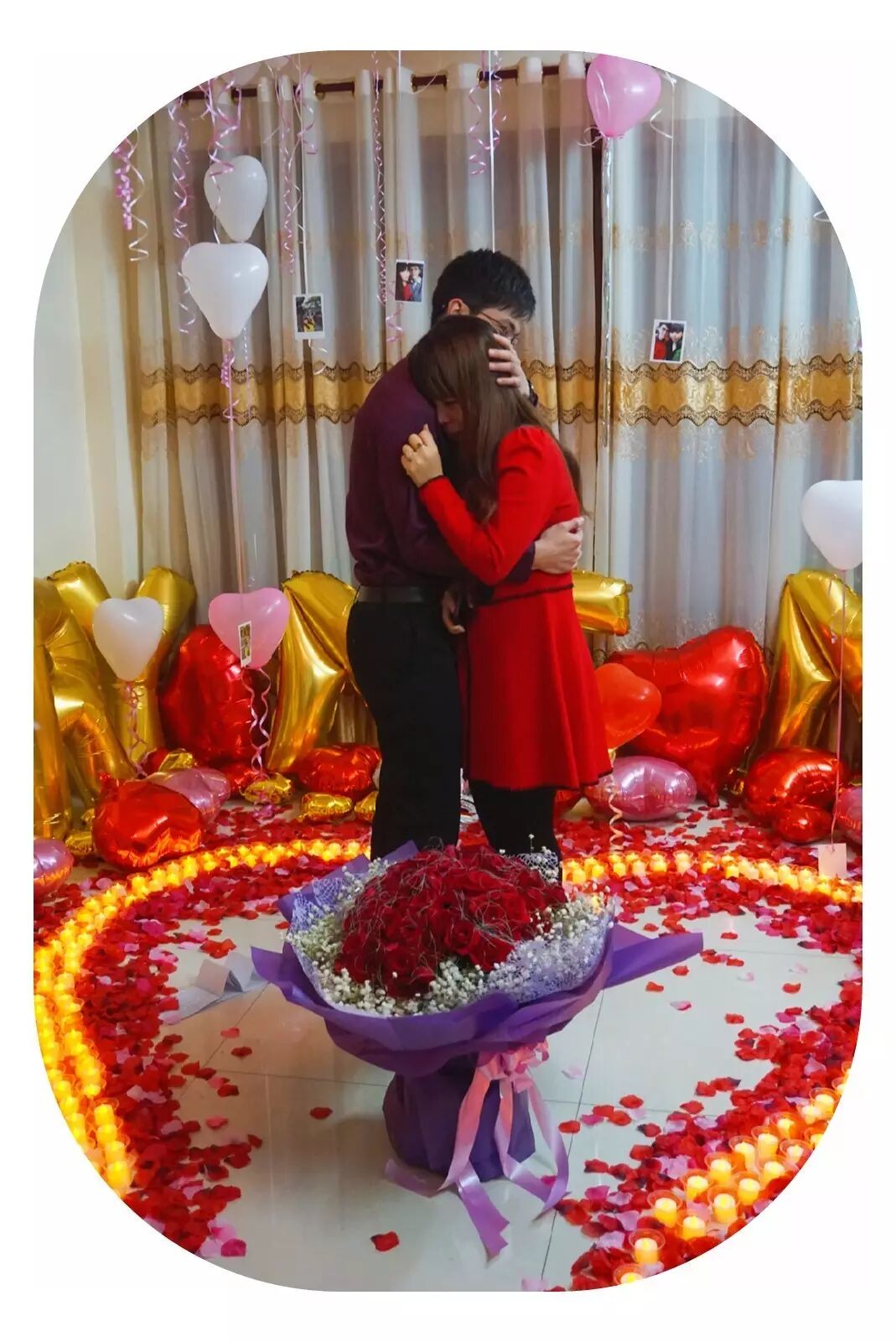 求婚特别策划"下雪的时候,如果不打伞一直走,我们是不是可以一直走到