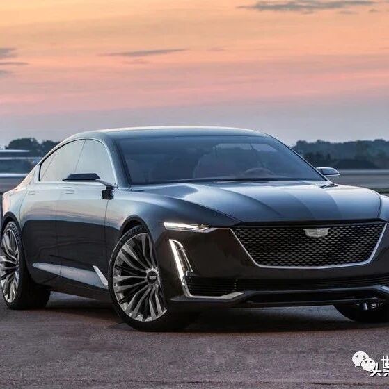 新款凯迪拉克Celestiq汽车设计草图，外观跑车范