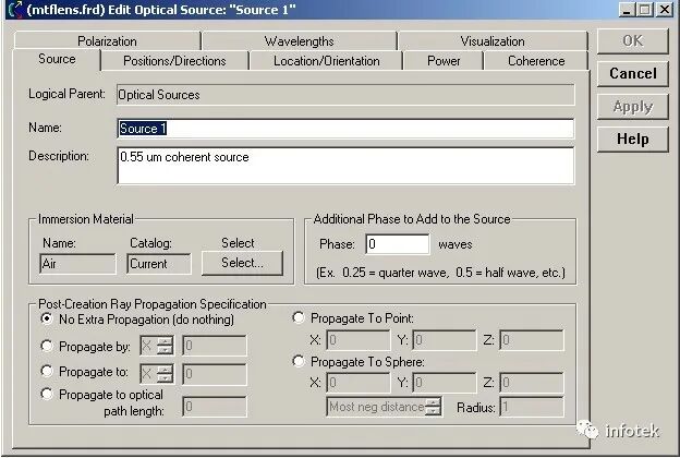FRED 仿真-MTF的计算的图3