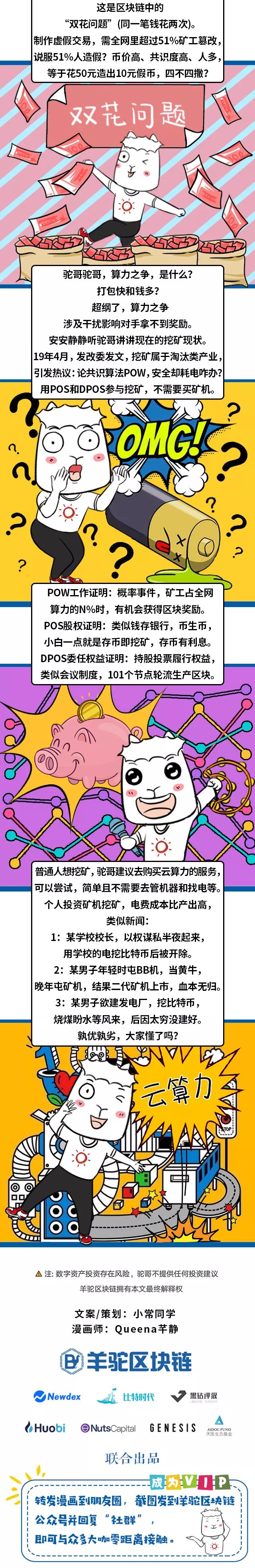 漫画 区块链挖矿是个什么东西 哈希又是什么 羊驼区块链 微信公众号文章阅读 Wemp