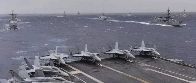 印美又亲热上了：两国海军将会师印度洋，就在马六甲海峡附近
