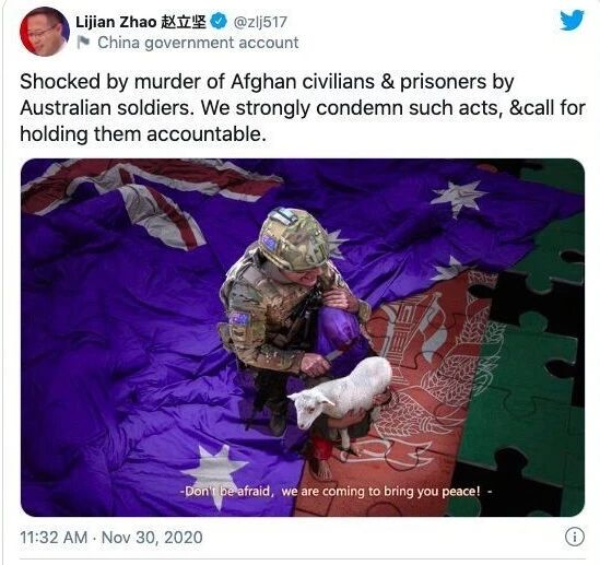 澳大利亚士兵杀害平民，居然要求中国道歉！澳洲龙虾不想卖了吧？