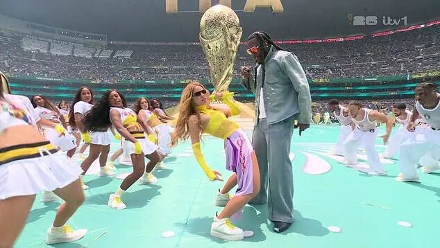 Shakira  joined Burna Boy to perform Dai Dai the official song of the 2026 World Cup