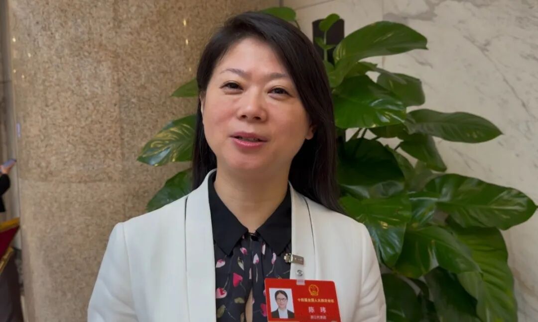 Chen Wei, a deputy to the 14th National People's Congress and assistant to the head of the Third Affiliated Hospital of Zhejiang Chinese Medical University Photo: screenshot