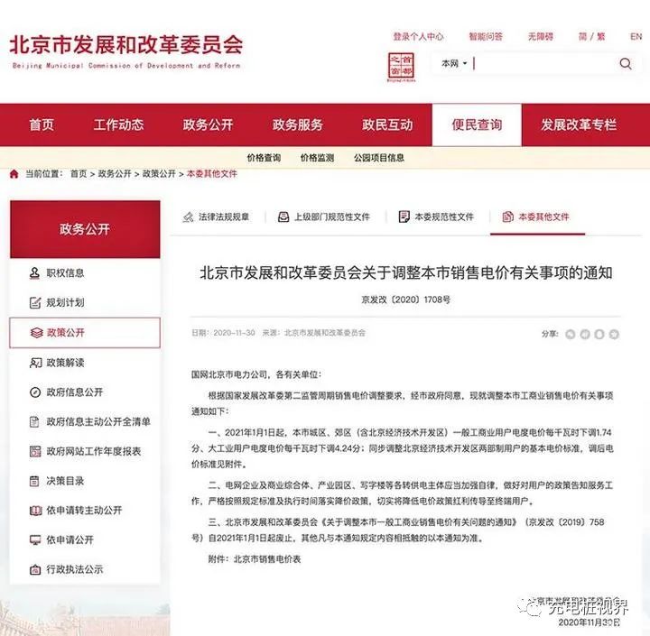 北京执行新电价收费标准,2021年充电更便宜-微信头条网 北京执行新电价收费标准,2021年充电更便宜