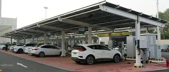 “绿电”助力绿色出行 国内首家“近零碳”充电站