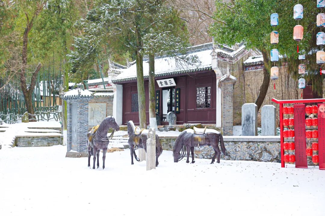 一组照片告诉你,古隆中的雪景有多美!