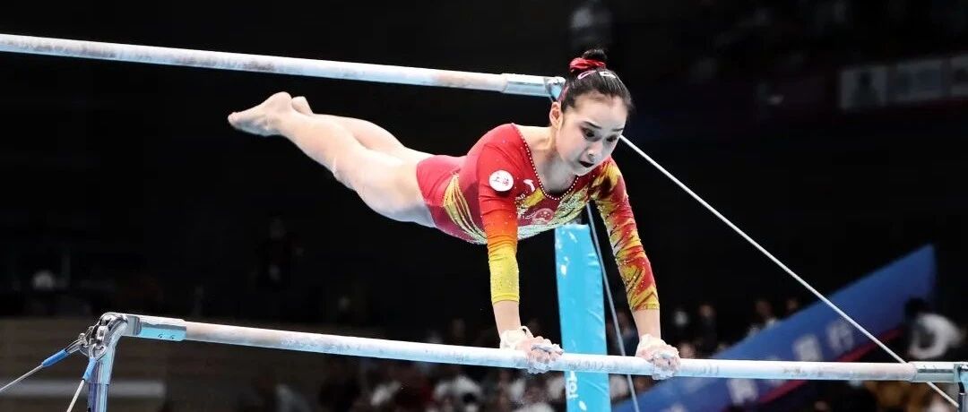上海金花绽放全运体操赛场 蝉联高低杠冠军！