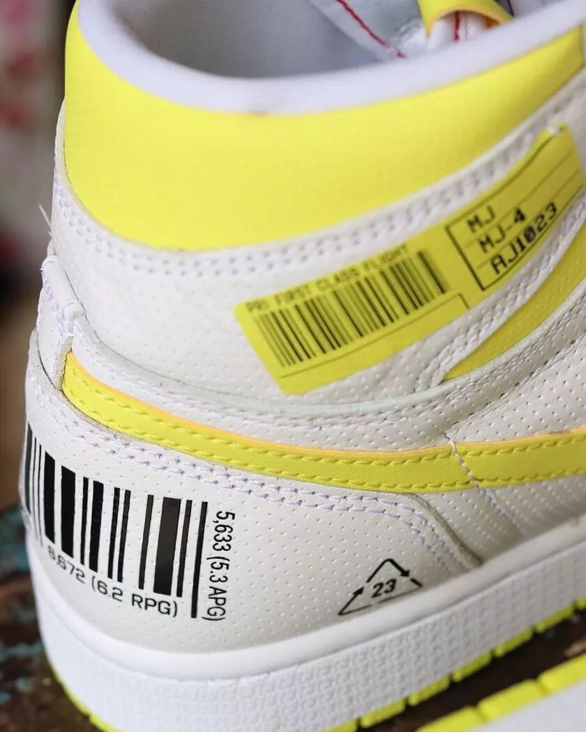 細節彩蛋！Air Jordan 1 「 First Class Flight 」 再曝實物細節照！