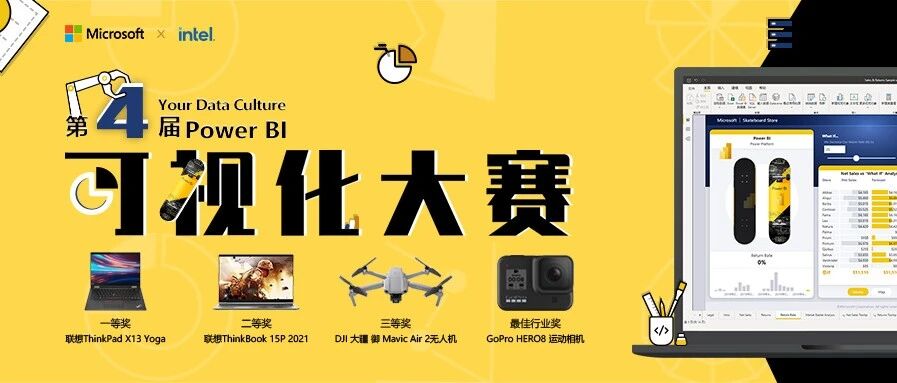 第四届 Power BI 可视化大赛燃炸来袭!