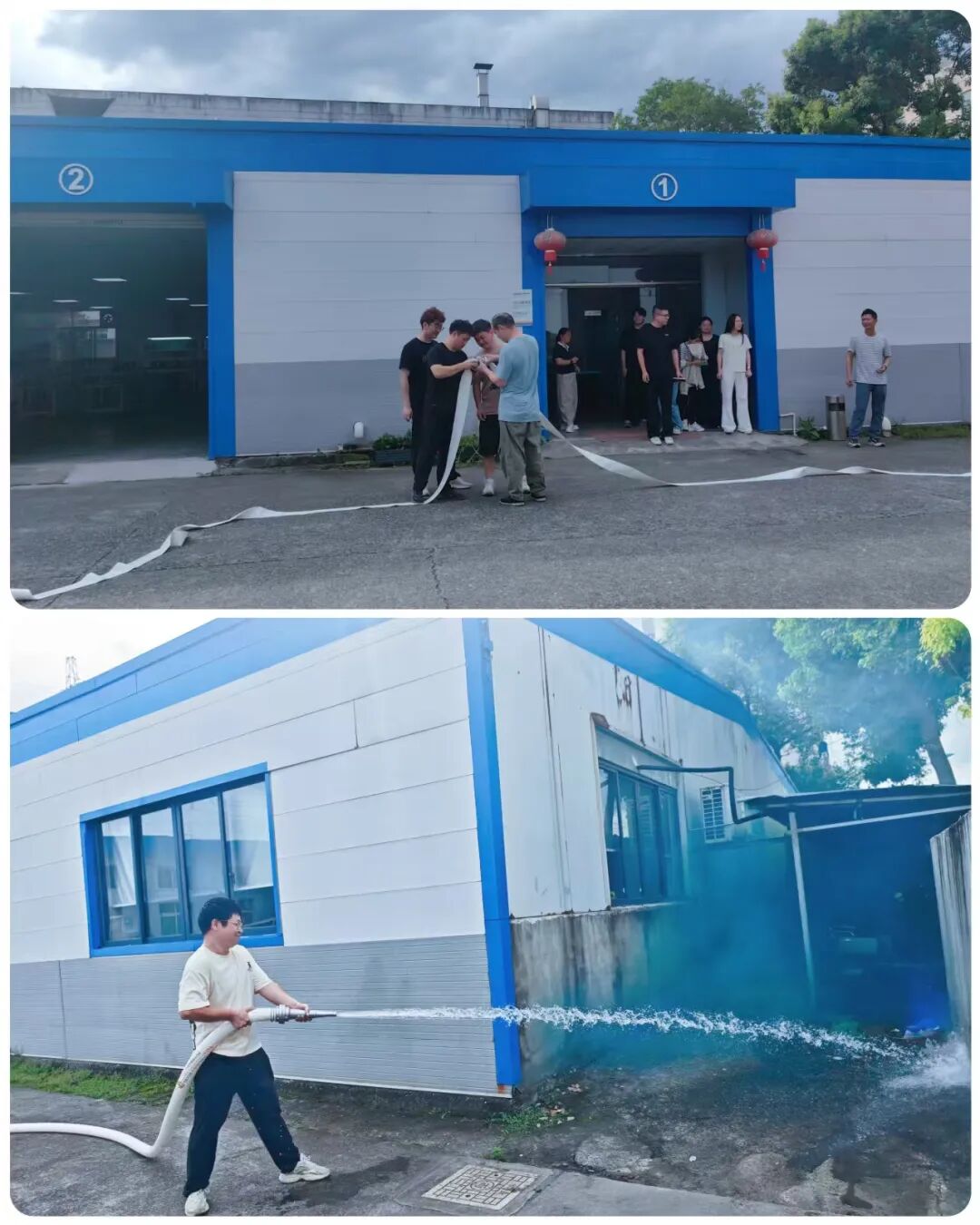 以练筑防，安全护航｜微松科技圆满开展消防应急实战演练