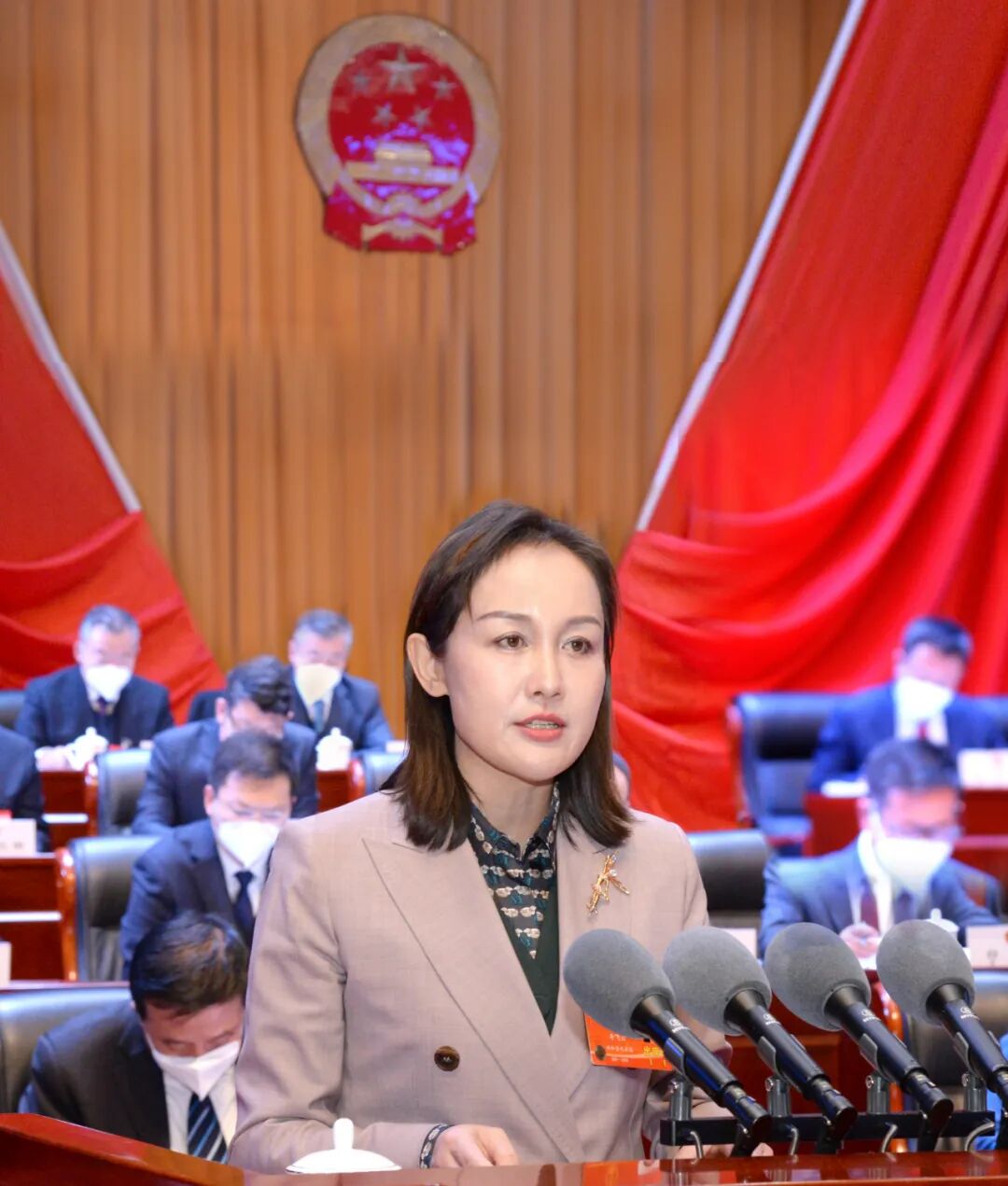 乌兰察布市五届人大二次会议开幕隋维钧白颢出席奇飞云作政府工作报告