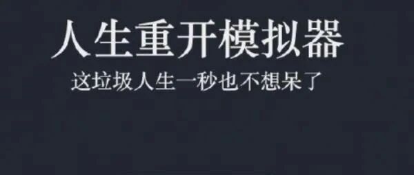 还在玩普通版的人生重开模拟器？没玩过下面这些都是白玩