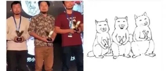 可以说是完全一致了【囧图时刻】