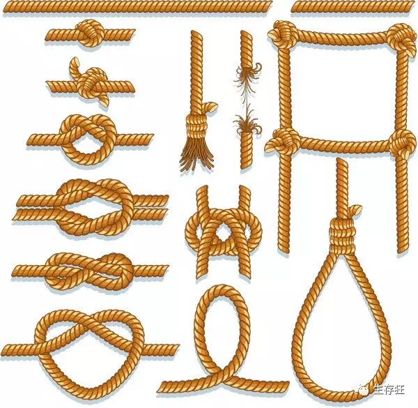户外运动中最基本的绳结技术