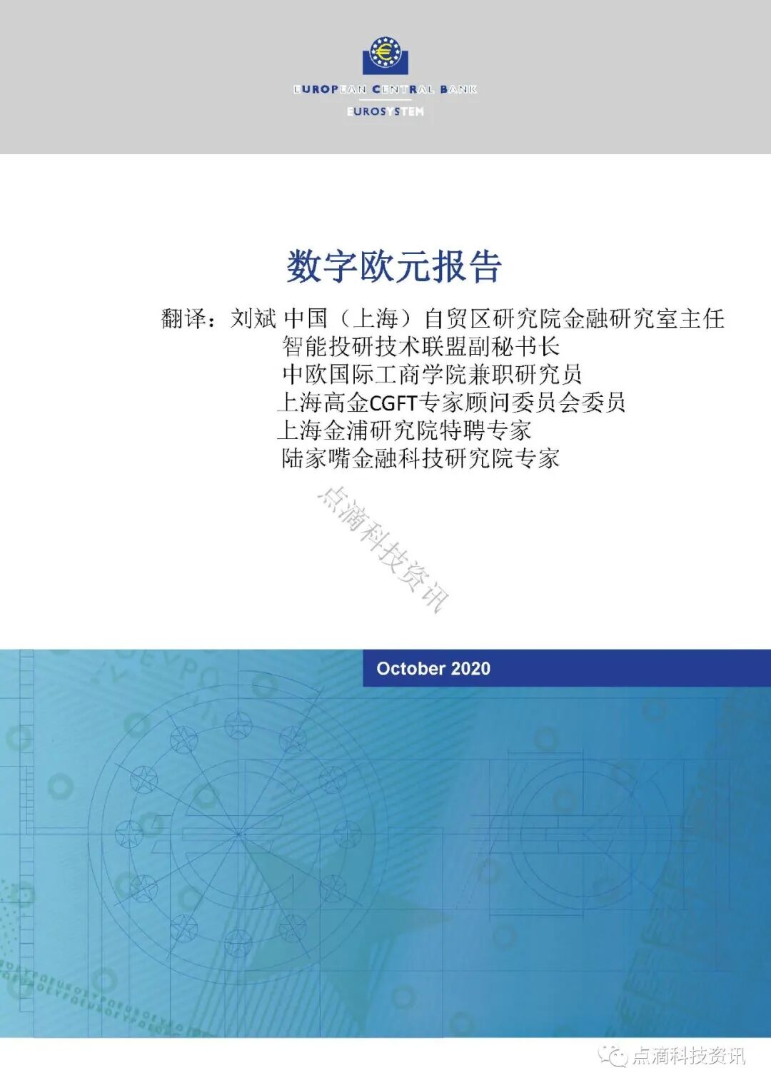 欧洲中央银行：数字欧元报告（中文版）