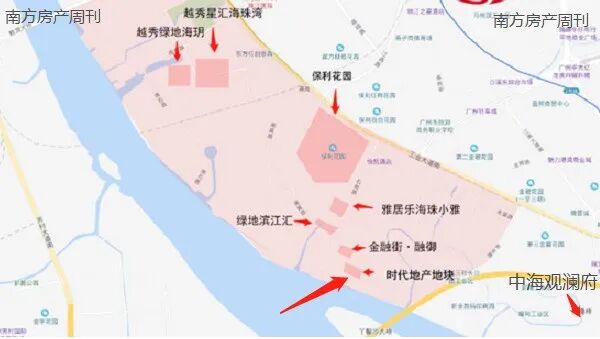 金融街融御，广州海珠区广纸新城，南向江景大宅，实用率100%