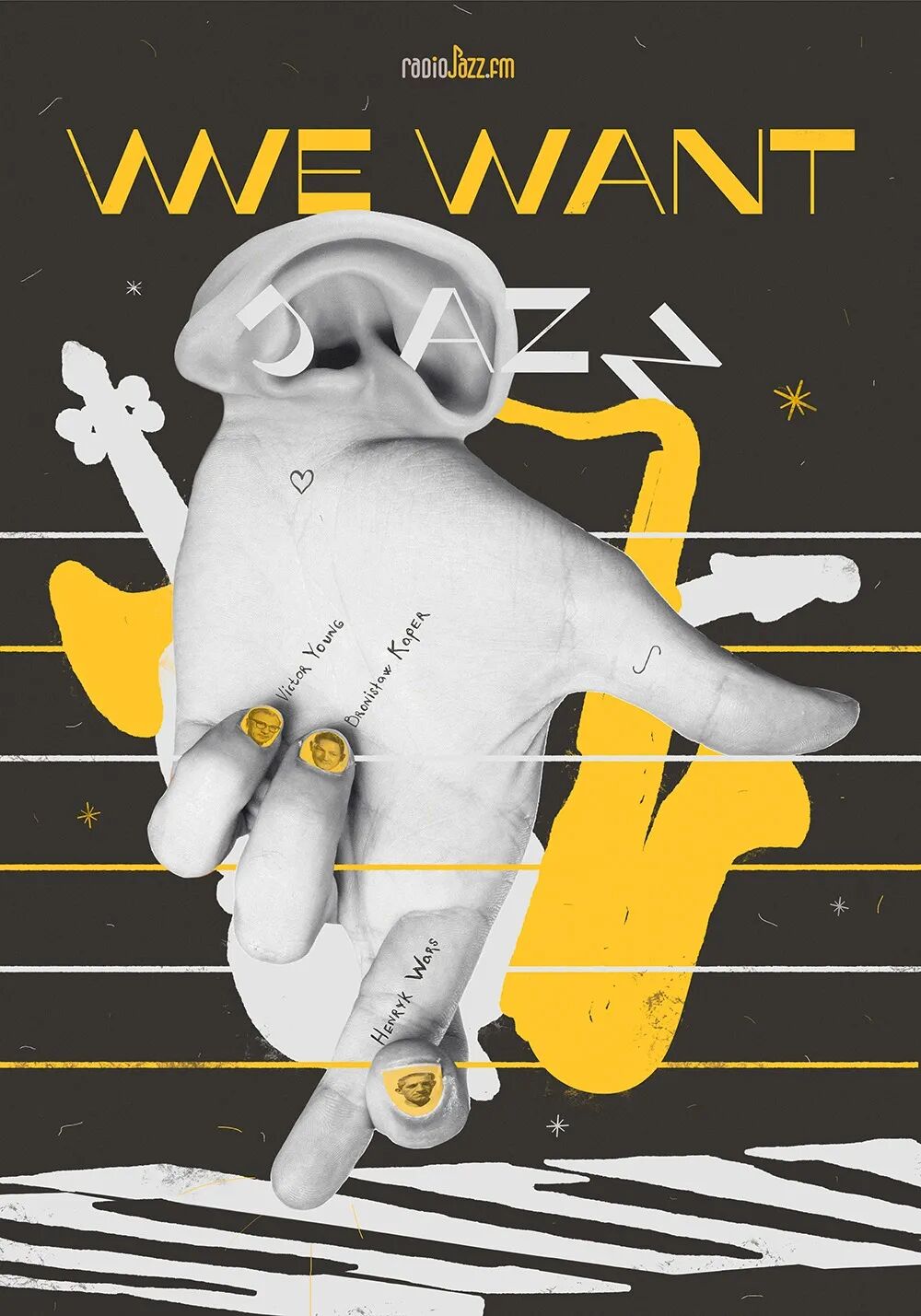 2020波兰第二届wewantjazz国际海报大赛入选出炉