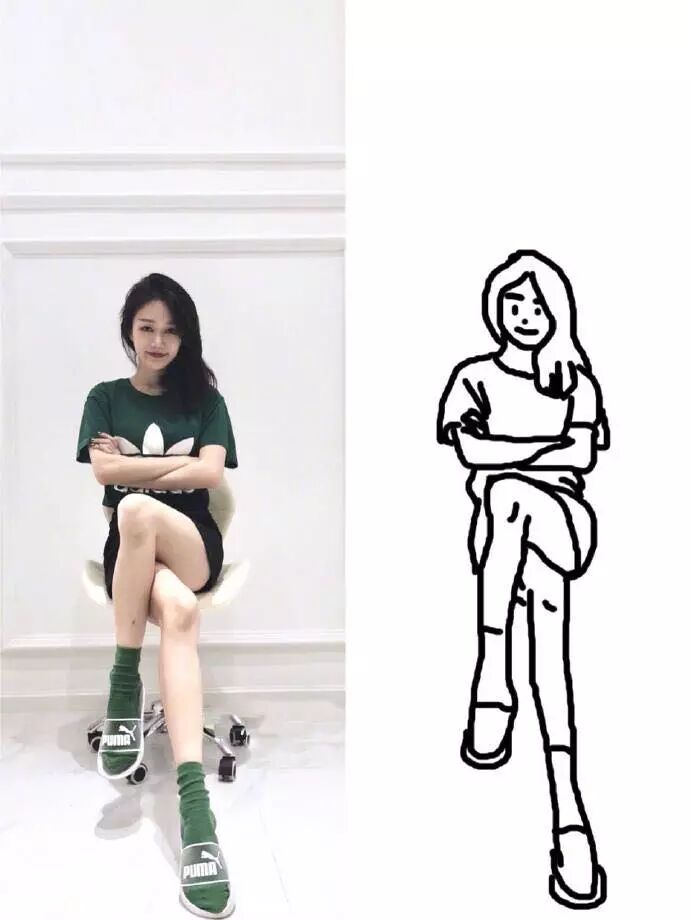 拍照姿势get 坐着也能拍出好看的照片 Photoshop大师 微信公众号文章阅读 Wemp