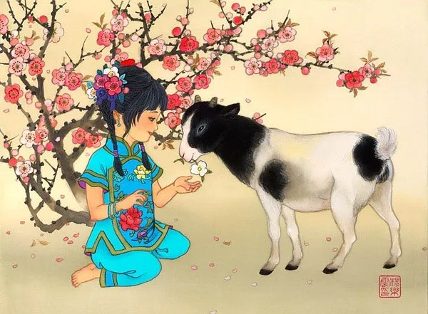 很萌的十二生肖插画 阳历6月十二生肖运势解析!