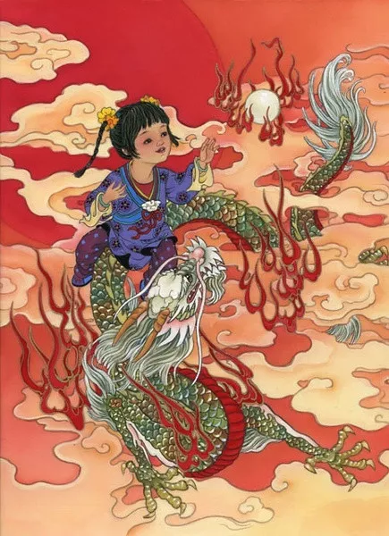 很萌的十二生肖插画 阳历6月十二生肖运势解析!
