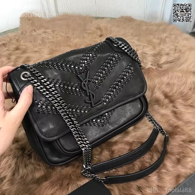 Ysl Slp 圣罗兰niki 最新款编织铆钉邮差包超级爆款特色的纯手工编织细节更是让人无法抗拒 小香世家 微信公众号文章阅读