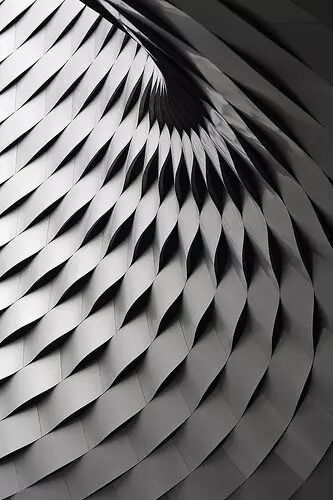 这些参数化肌理或者构成具有一种自然生长的状态,这可能也是参数化