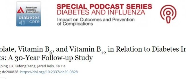 30年长期随访研究，年轻时多摄入叶酸或可降低糖尿病患病风险！