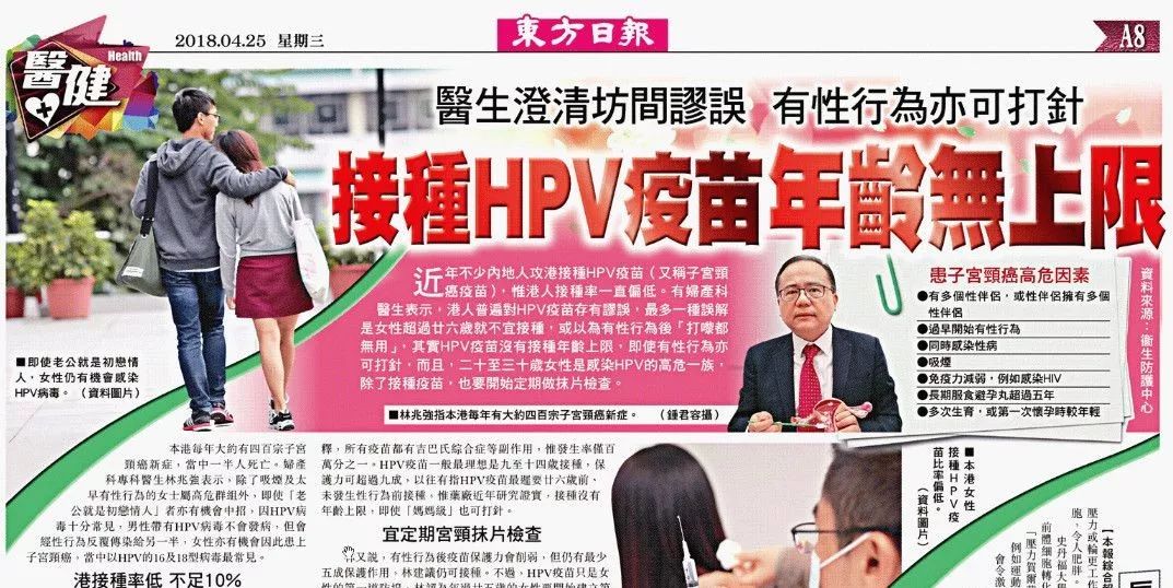 香港健康 国产hpv疫苗正在研发中 同仁健康中心 微信公众号文章阅读 Wemp