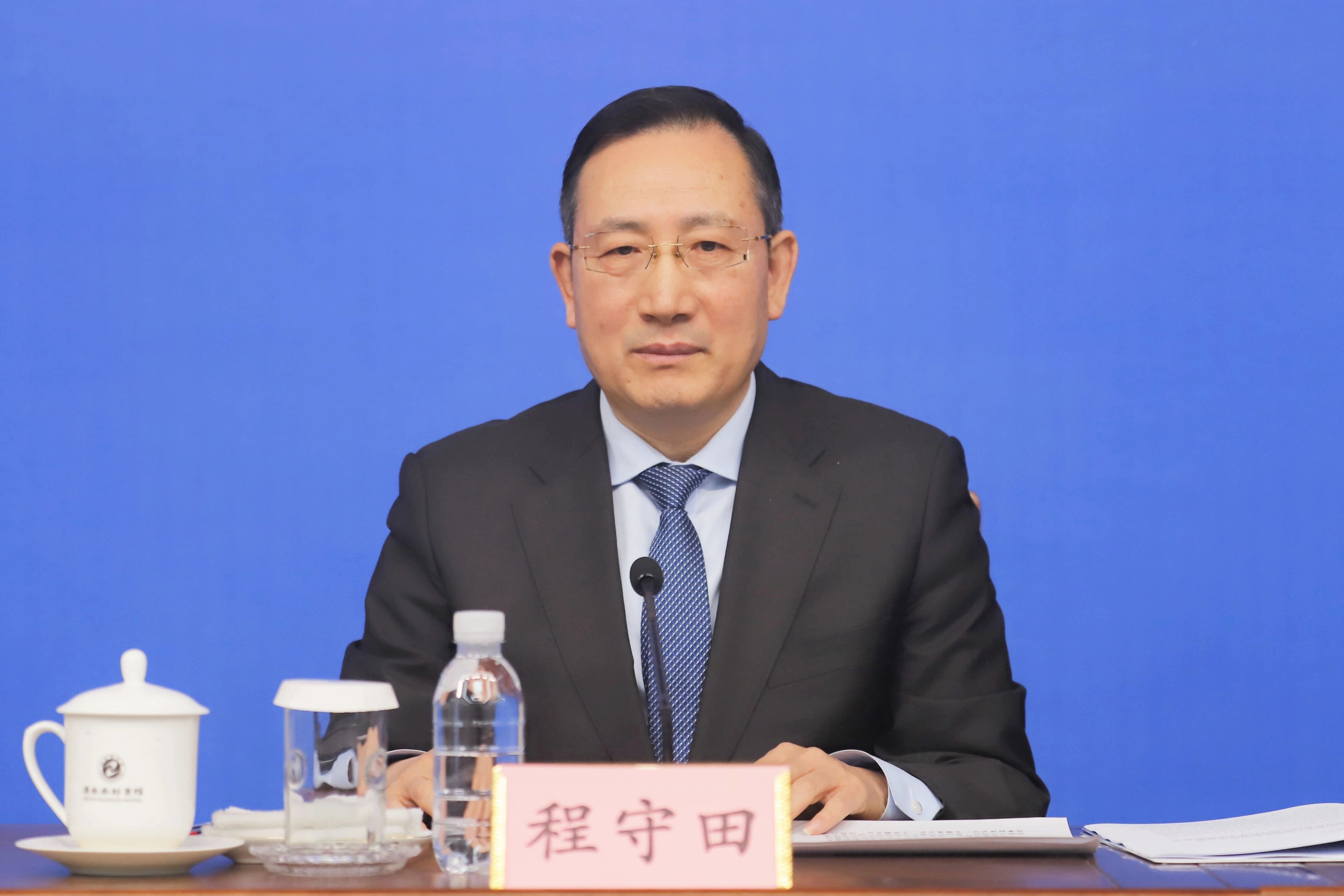 山东省委宣传部副部长,省电影局局长程守田出席发布会并回