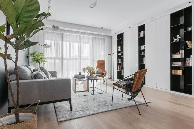 不放电视的那面墙，该怎么装？