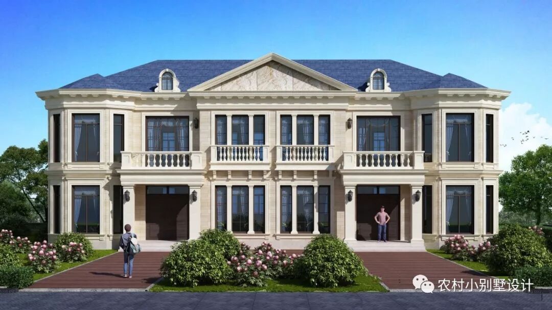 亲兄弟有福同享！5款大气双拼别墅一宅两户，给全家人争光！